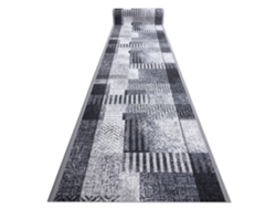Alfombra de Pasillo con Refuerzo de Goma Essenza Gris 100 cm