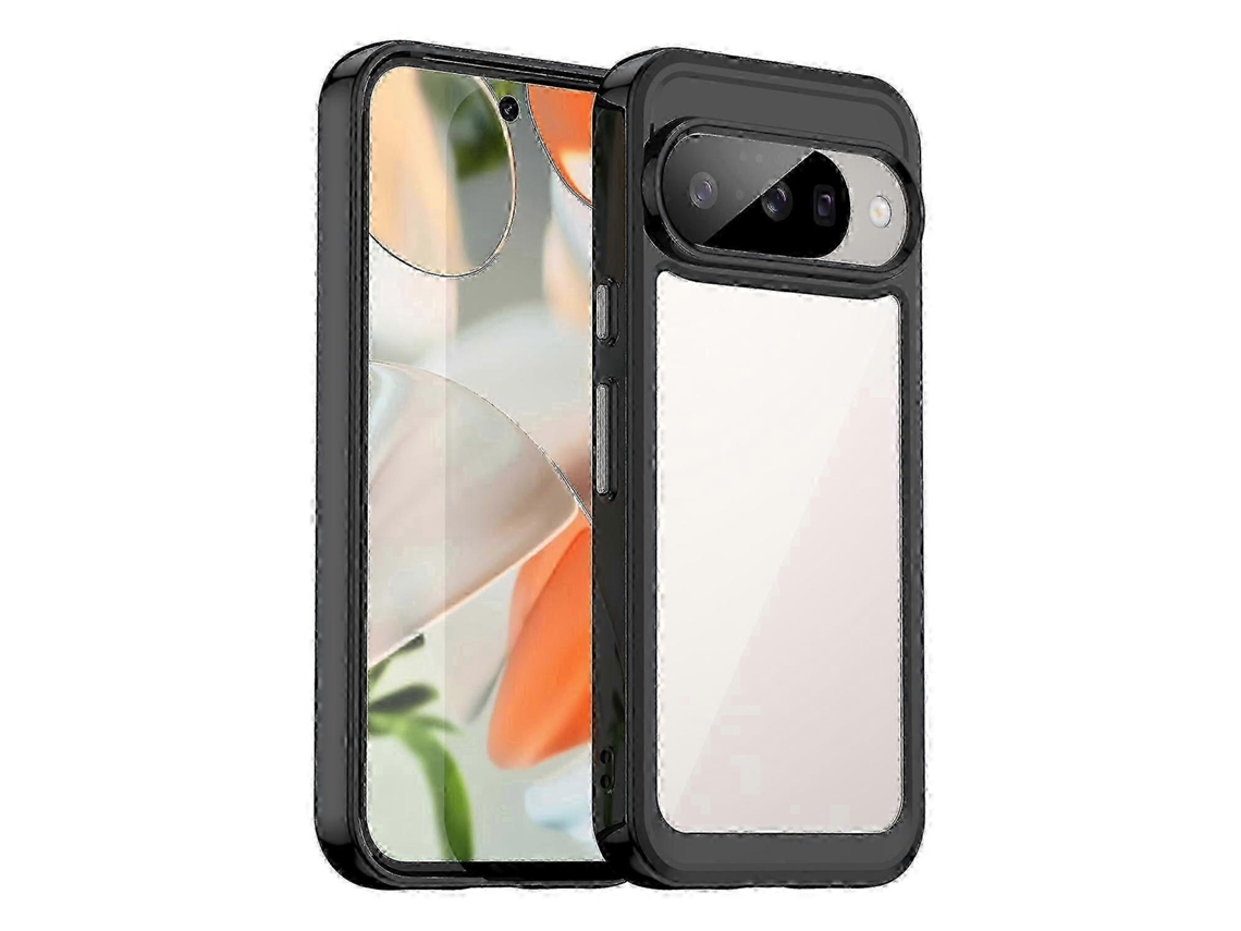 For Google Pixel 10black2025 Colorful Series Acrylic Hybrid Tpu Phone Case