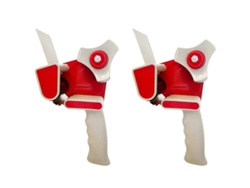 Juego de 2 pistolas dispensadoras de cinta adhesiva para embalaje, compatibles con rollos de 5 cm de ancho, ideales para embalaje GOKOCO.