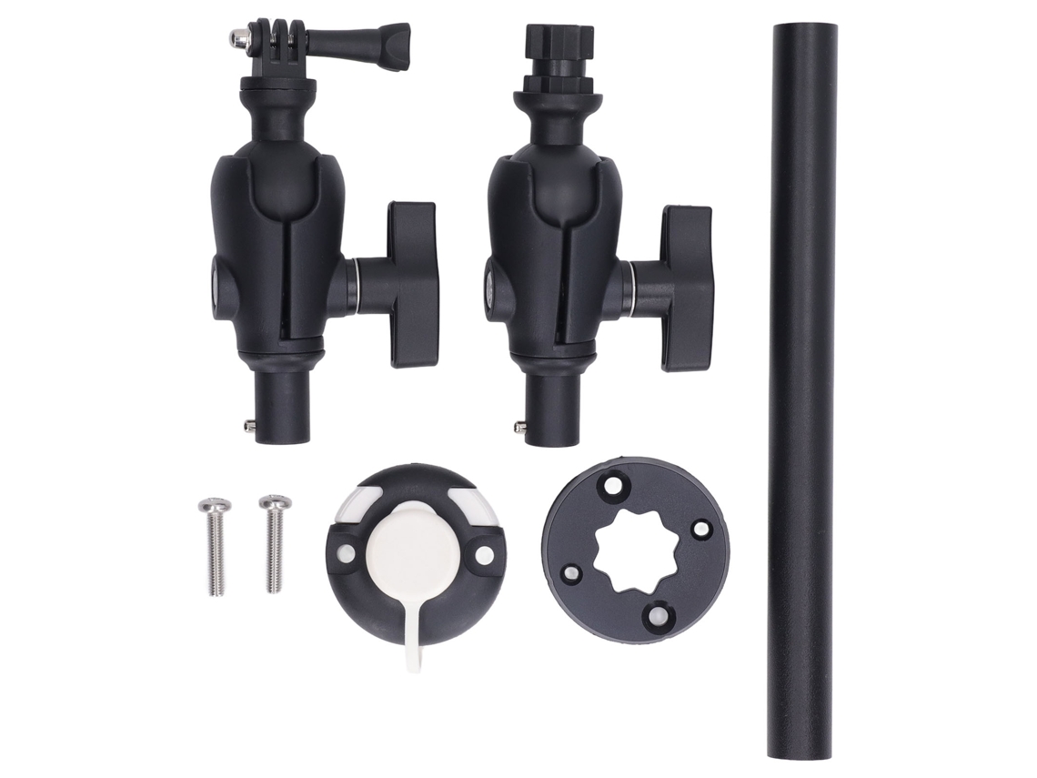 Kit De Soporte Para Cámara Con Ángulo Ajustable Y Abrazadera Resistente Y Ligera Para Kayaks Y Embarcaciones.
