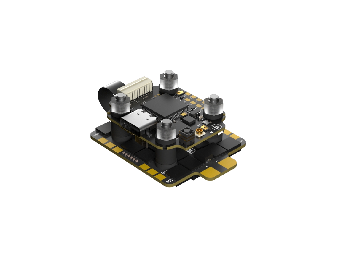 Controlador De Vuelo Iflight Borg 5s Fc+esc20x20mm 5v 12v Bec 60a 60rs 4-8s Receptor Elrs 2.4ghz Integrado Drones Fpv