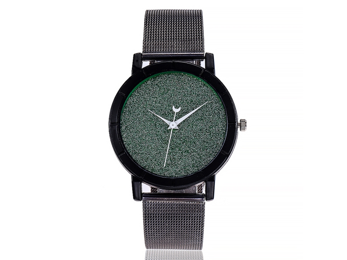 Reloj De Pulsera Para Mujer Vansvar Con Movimiento De Cuarzo Y Correa De Malla De Aleación, Estilo Moderno.
