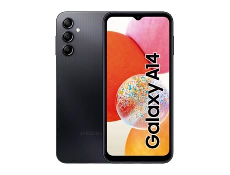 Smartphone SAMSUNG Galaxy A14 4G (6.6'' - 4 GB - 64 GB - Negro)