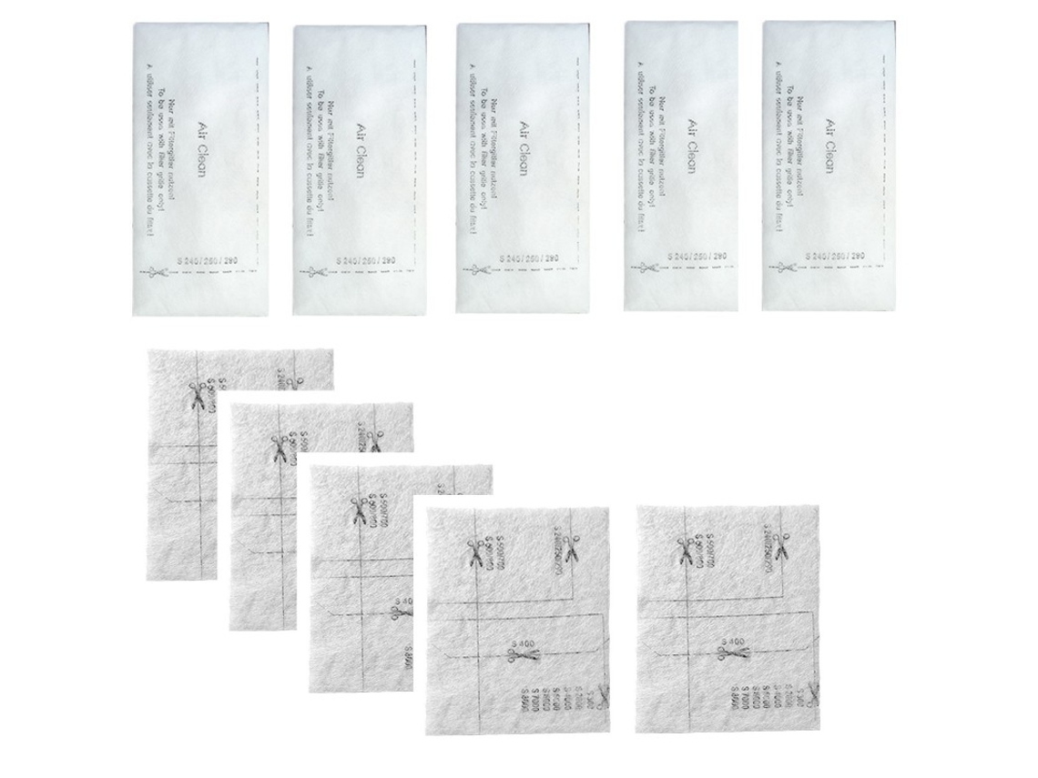 Filtro y Manta Filtrante para Aspirador Miele 10 Piezas INF