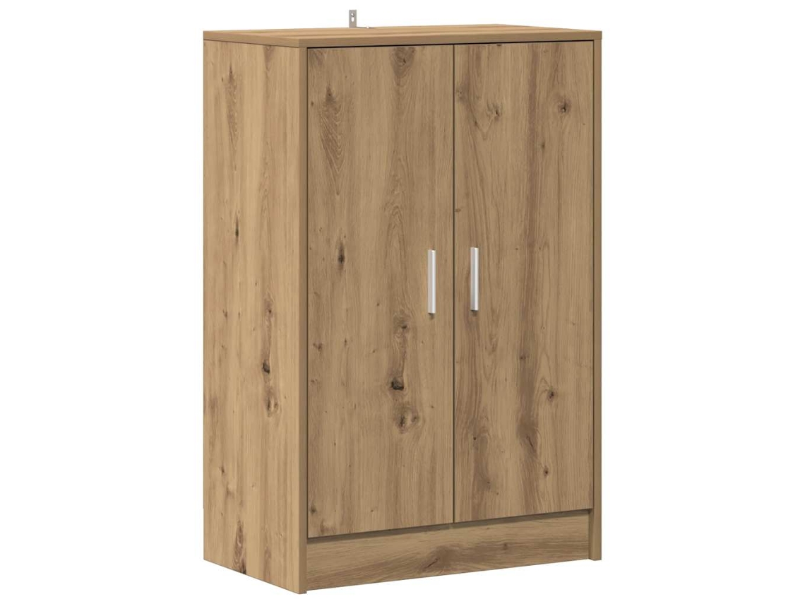 Maison Exclusive - Mueble Zapatero Madera Ingeniería Roble Artisan 60x35x92 Cm