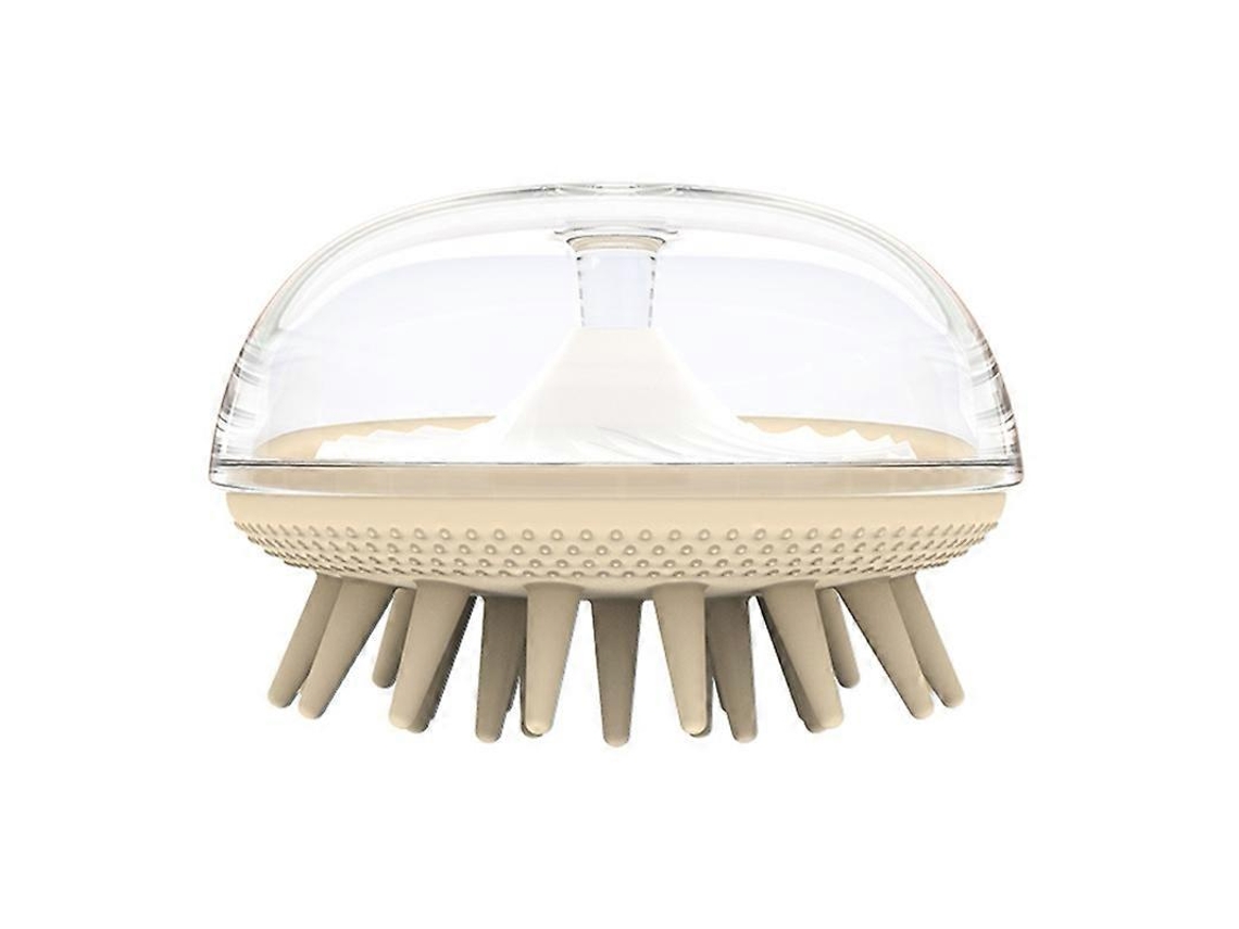 Cepillo redondo para champú con forma de medusa, peine de silicona para masaje del cuero cabelludo de Rosewell