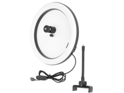Anillo De Luz Led (luz De Relleno Regulable Con Soporte Para Teléfono)