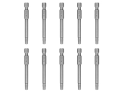 10 Peças De Parafuso De Broca Hexagonal 4mm Magnético Eléctrico Aço Duro Ferramenta Manual Hardware 65mm S1/4