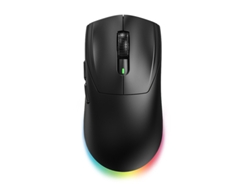 Ratón inalámbrico para juegos Yizhood M660, ligero, con Bluetooth, tasa de sondeo de 1 kHz, 57 g, 24 000 ppp, para portátil, color negro