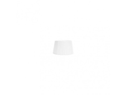 FABRILAMP 157511001 Pantalla Laura Pinza Blanca 10dx8dx8h Conica Abierta