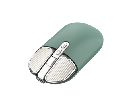 Ratón Inalámbrico M203 Modo Dual Ergonómico Recargable Silencioso Ahorro De Energía DPI Ajustable 5 Botones 2.4G Ratón Óptico Compatible Con Blueto...