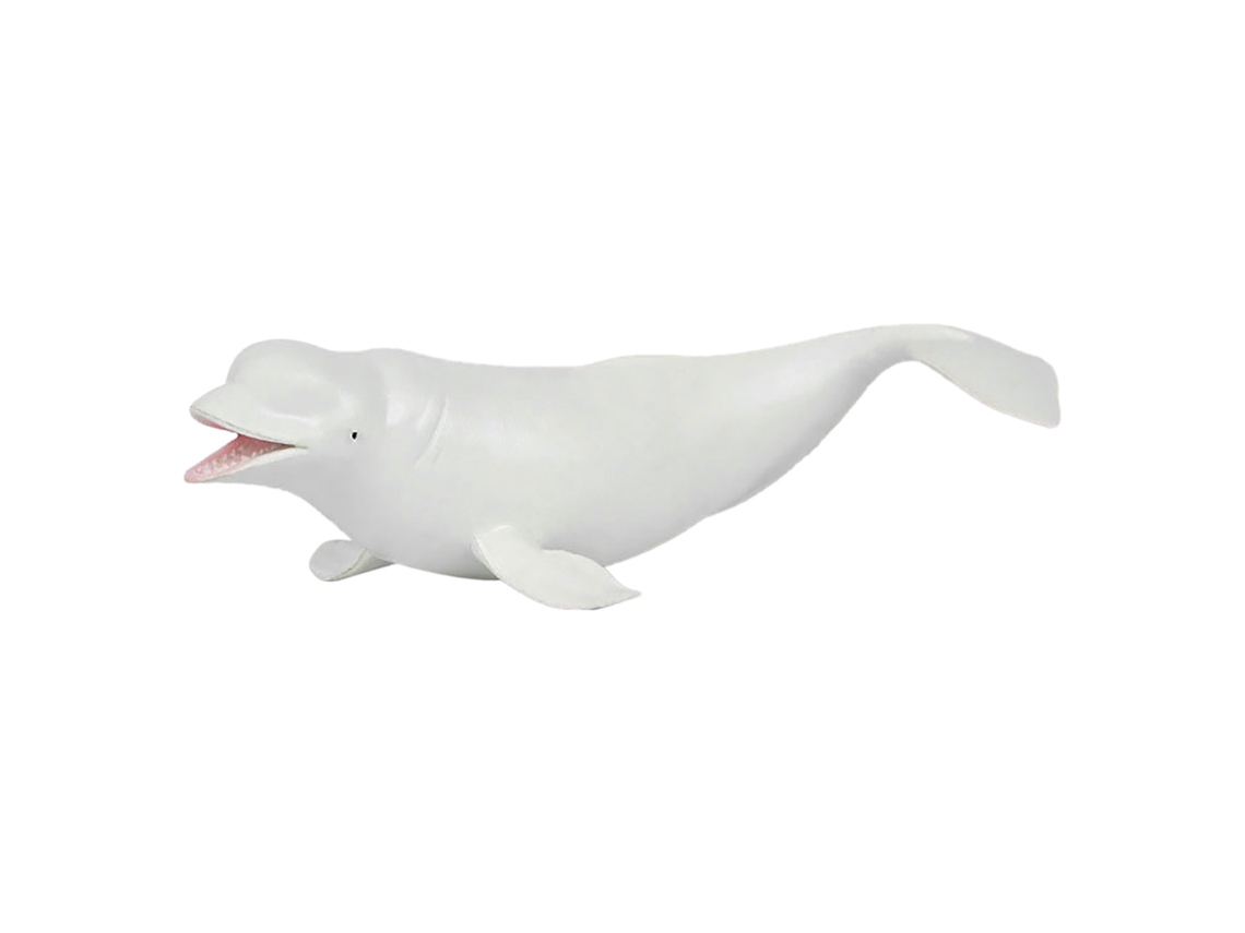 Vlola-modelo De Ballena Beluga De Pvc Simulación Figura De Animal Decoración Juguete Estatua Escultura