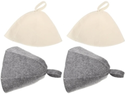 Gorro De Sauna De Fieltro, Baño De Lana Rusa, Kit De Vaporizador Banya Para 4 Piezas