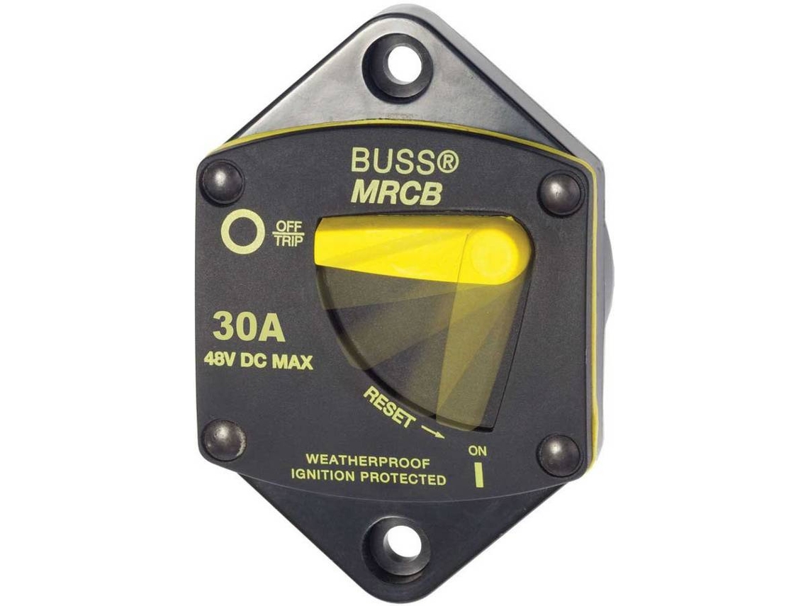 Interruptor BLUE SEA 187 Series Thermal Circuit Breaker 30A Negro