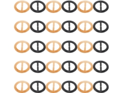 Juego De 30 Hebillas Circulares Para Bufandas Y Cinturones.