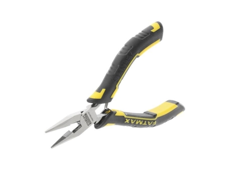 Stanley Fatmax Mini Alicates De Punta Redonda Larga 120 Mm Acero Templado Mango Ergonómico Bimaterial