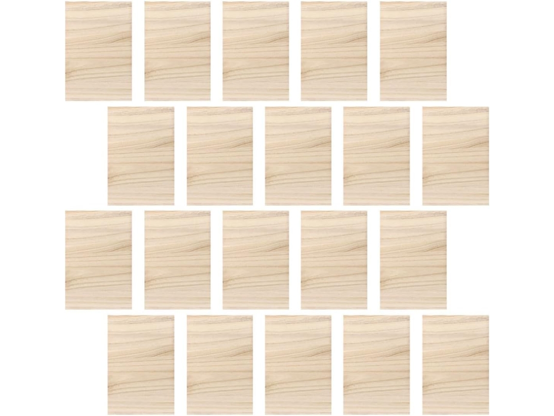 Tablas de Taekwondo, Madera color caqui, 20 piezas, Tablas de entrenamiento, Tablas rompibles para niños y niñas