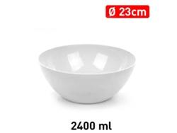 Ensaladera 23 cm 2,4 litros 230 blanca