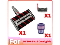 For Omni-glide Sv19/21 Vacuum Head Replacement Motor Soft Roller Head Cleaner Head Roller Brush