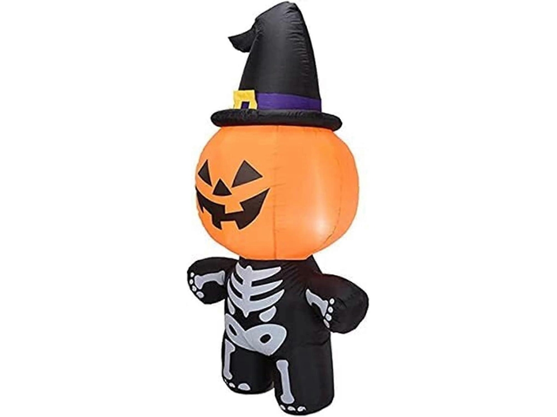 Decoración de Halloween Fantasma inflable Calabaza inflable de Halloween 1,5 m Decoración de Halloween Fantasma inflable Ly Ebike
