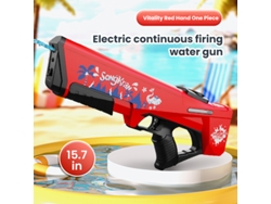 (rojo) Pistola De Agua Totalmente Eléctrica - Almacenamiento Automático De Agua - Juguete Para Jugar Con Agua