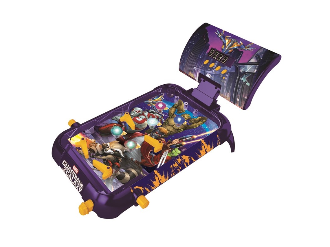 Máquina De Pinball Electrónica De Guardianes De La Galaxia Con 4 Aletas Y 5 Obstáculos Iluminados