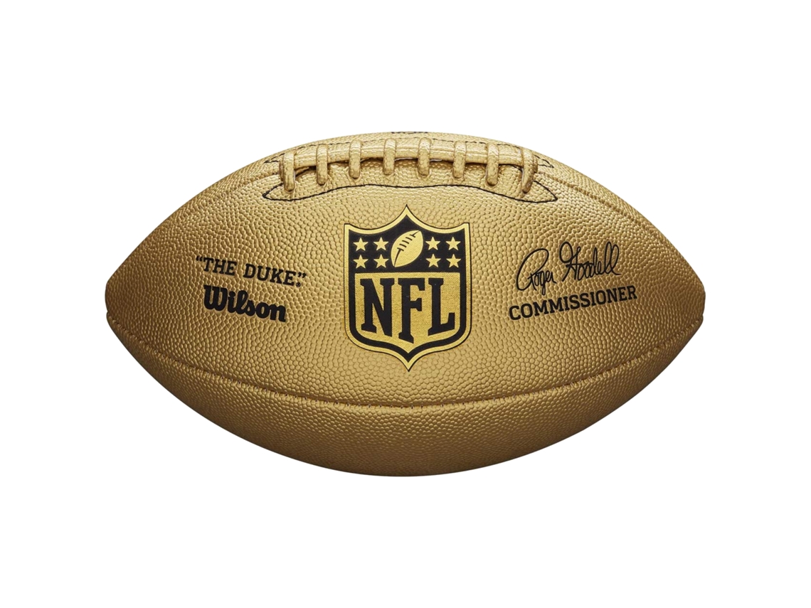 Balon de Fútbol Americano WILSON (9 - Cuero Sintético - Dorado)