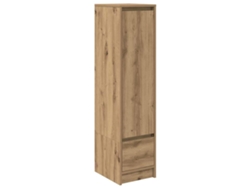 Maison Exclusive - Aparador Artisan Roble 29,5x34x119,5 Cm Madera De Ingeniería