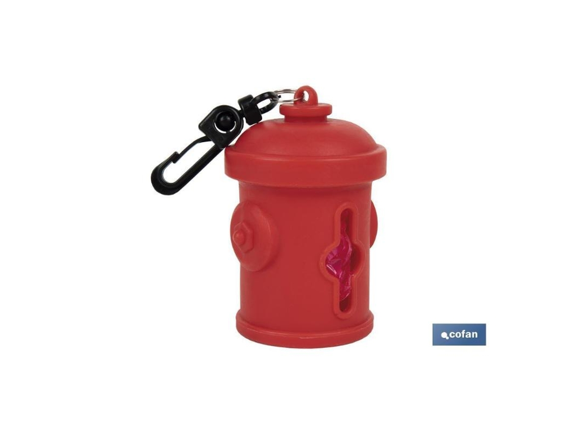 Dispensador De Bolsas Para Mascotas Rojo 7,8x5cm
