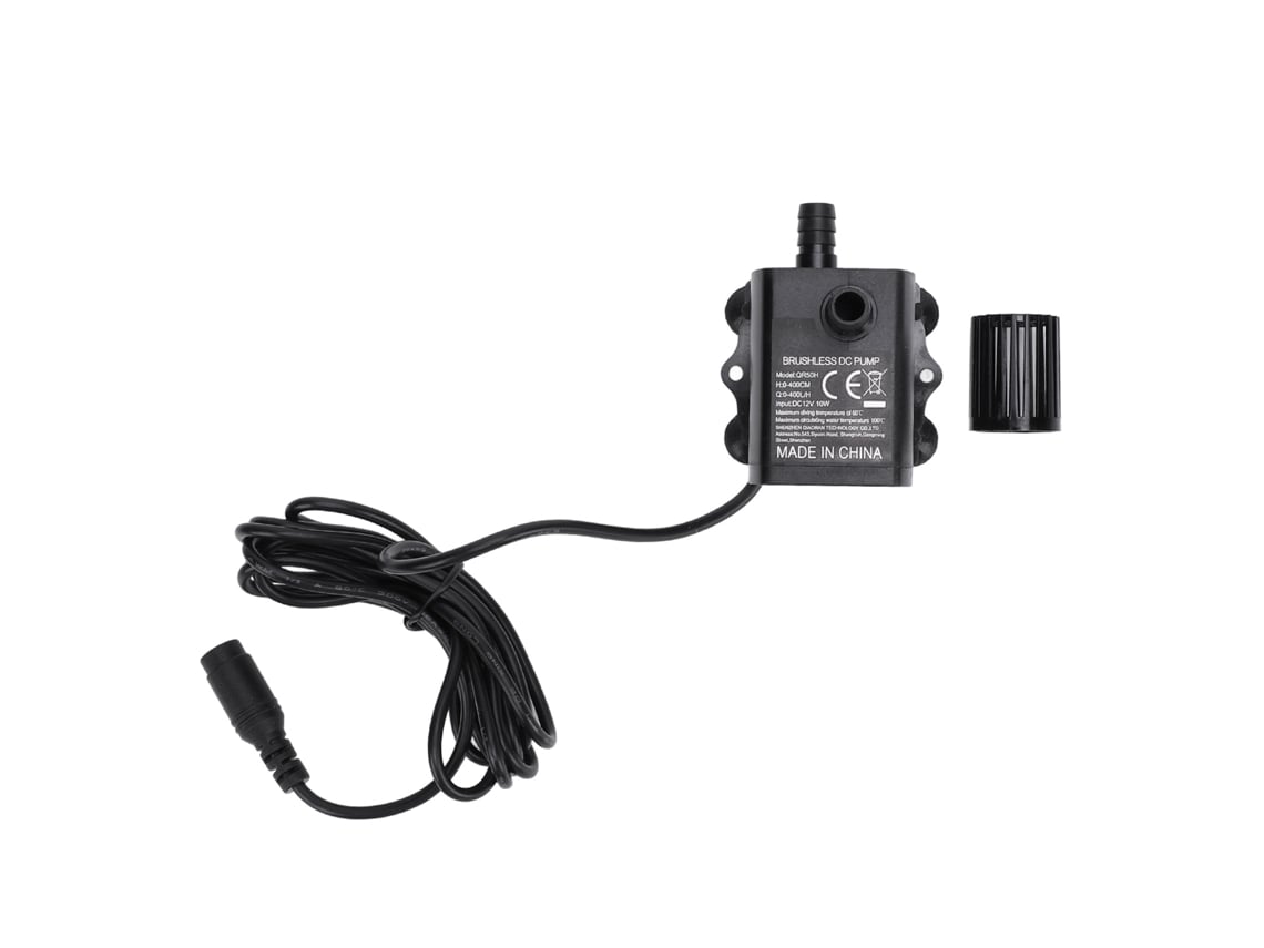 Bomba Sumergible Pequeña Para Fuente De Acuario Con Caudal Ajustable, 12 V Cc, 10 W, 0-400 L/h, Qr50h