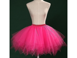 2026-falda De Tul De Malla Para Mujer Princesa Con Cintura Elástica Corta Baile Adulto Talla M-xl-xxl