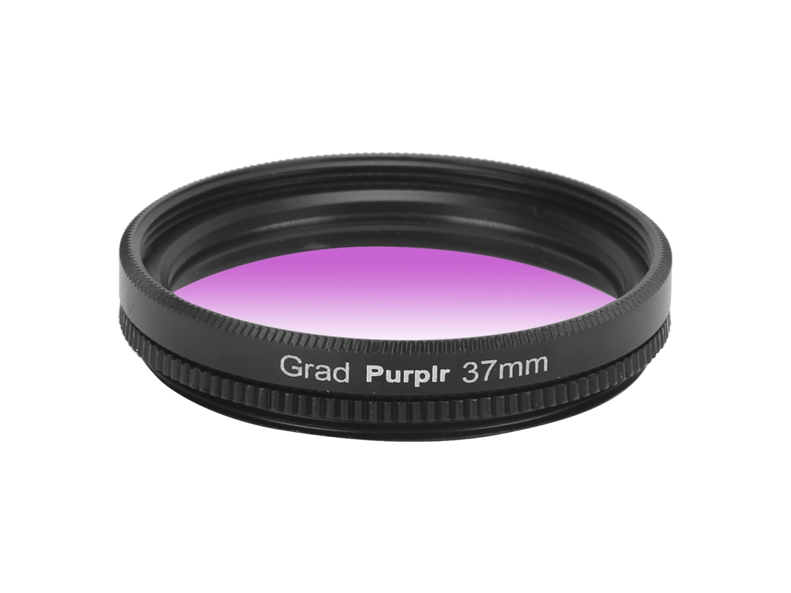 Filtro de lente de 37 mm con degradado de color, revestimiento multicapa y resistente al agua para Canon.