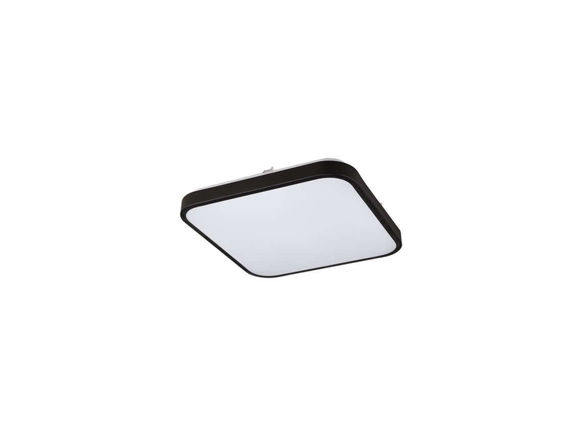 Lámpara NOWODVORSKI Gnes Square Led Black 16W 4000K Ip44 (Negro - Acero )