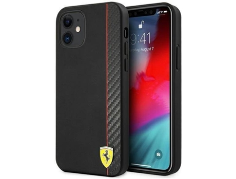 Carcasa Apple FERRARI iPhone 12 Mini Hardcase Negro