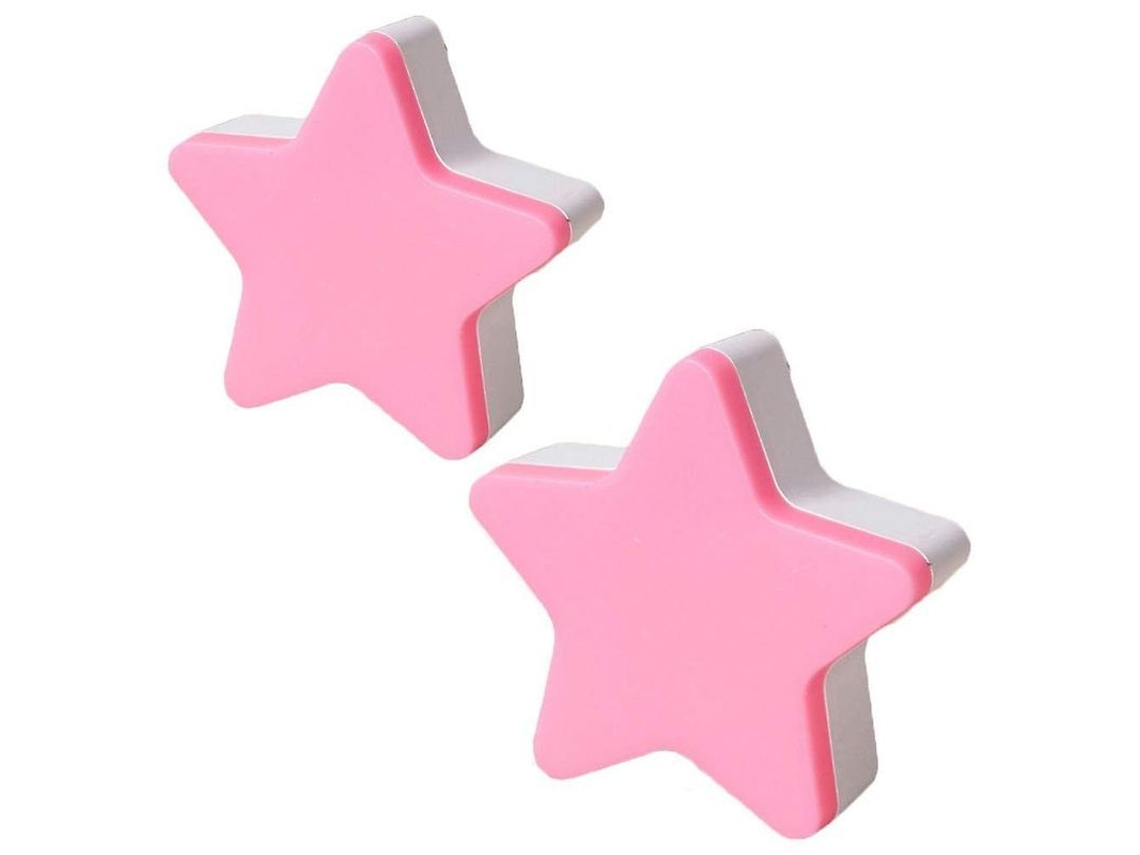 Lámpara De Noche Infantil, 2 Bombillas Led, Enchufe, Control Óptico, Regalo Económico.
