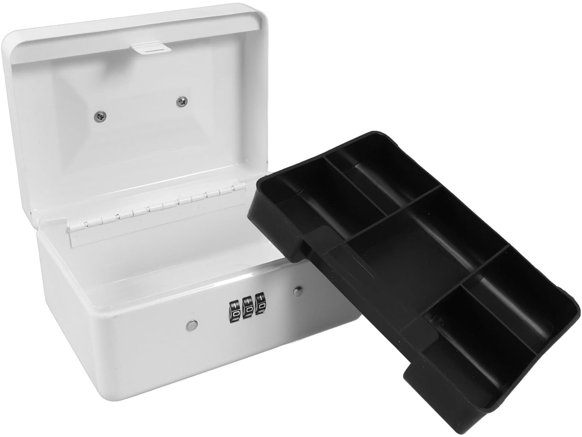 Caja Fuerte De Combinación De Hojalata, Mini Caja De Seguridad Portátil, Caja De Seguridad Pequeña