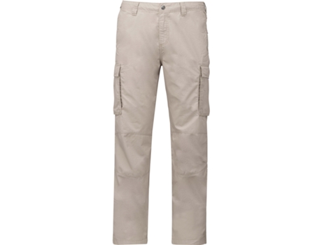 Pantalones para Hombre KARIBAN (52 - Algodón - Beige)