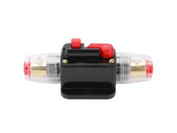 Disyuntor Rearmable De Cobre Rojo Para Sistema De Audio Automotriz De 60 A Con Protección Contra Sobrecarga.