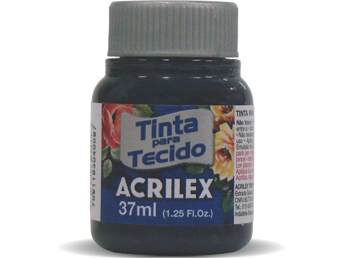 Tinta de Tela Mate Acrilex Azul Petróleo (04140/596 37ml)