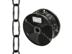 Cadena decorativa grabada negra 4,0x46 mm. rollo 20 metros