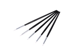 5 Pinceles De Silicona Suave Para Decoración De Uñas, Bolígrafos De Estampado, Herramientas De Bricolaje Y Lápices.