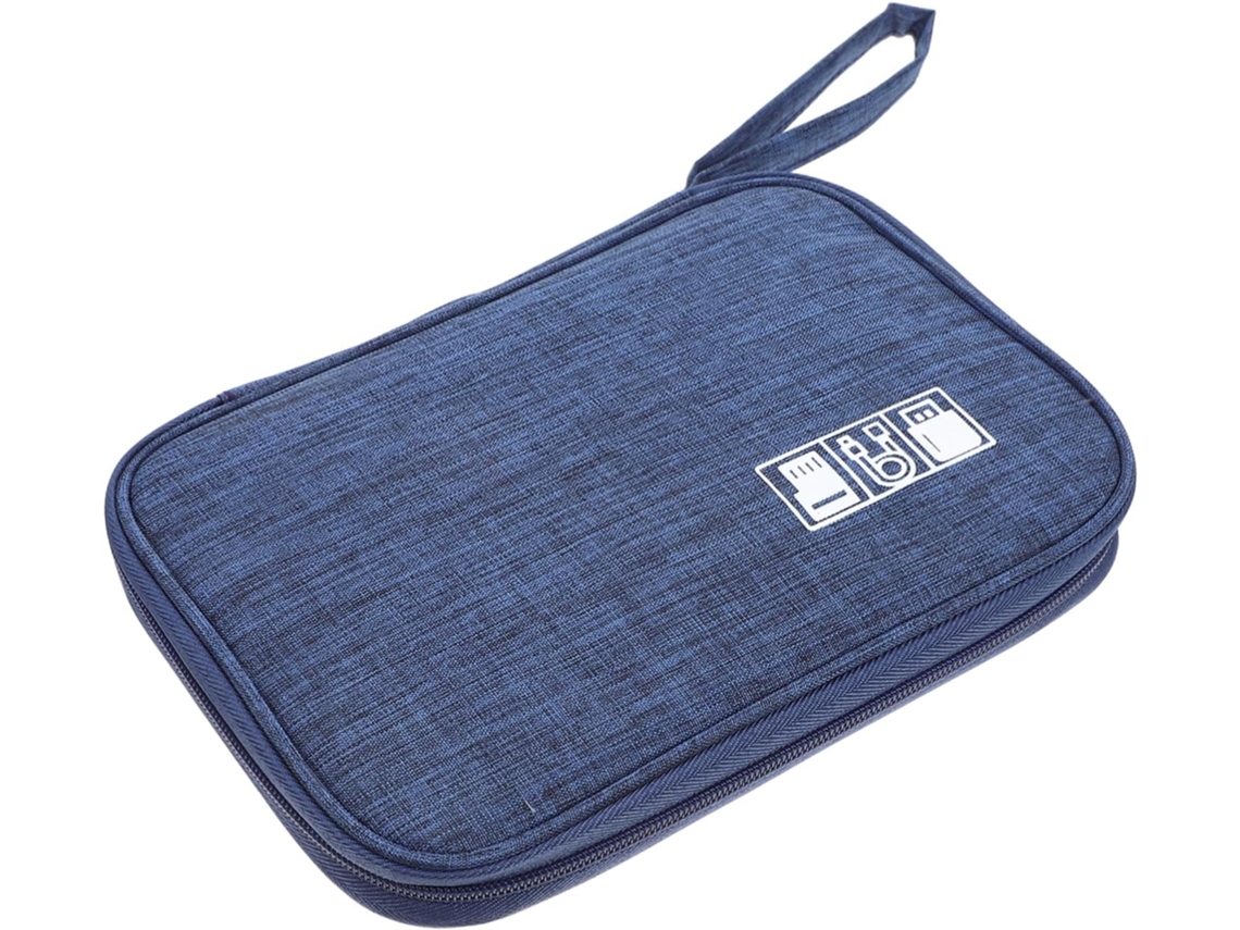 Organizador De Cables Electrónicos Bolsa De Accesorios De Viaje Estuche Para Cargadores Y Cables Diseño Compacto Y Reutilizable Para Eq