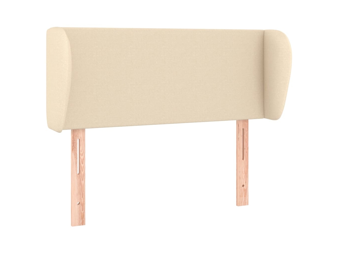 Maison Exclusive - Cabecero De Tela Color Crema 83x23x78/88 Cm