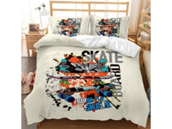 Juego Ropa Cama Diseño Funda Nórdica Almohada Juego 135 X 200 Cm 50 75 240 220