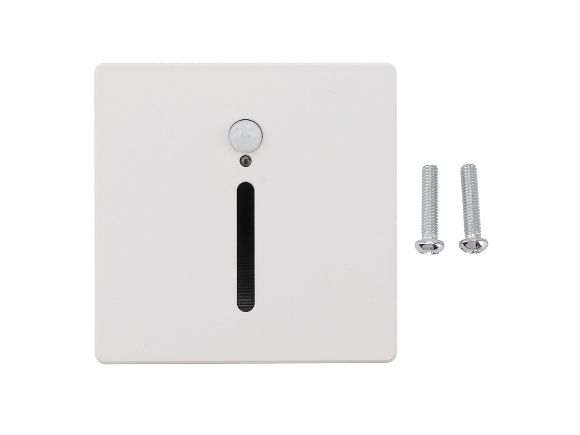 2026-luz De Escalera Led 3w Empotrada Con Sensor De Movimiento Y Crepúsculo A Amanecer 4000k Para Interior Armario Pasillo 110‑240v