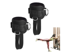 Omni-corredera De Tobillo Ajustable Para Máquinas De Cables Con 4 Anillos D Para Entrenamientos Glúteos, Extensiones De Piernas Y Retrocesos