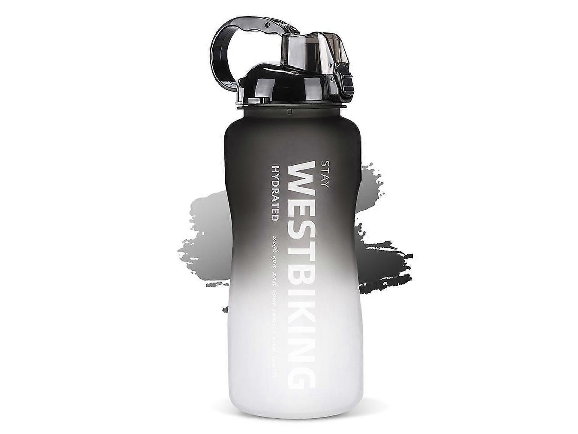 Botella De Agua Deportiva Con Pajita Para Camping, Senderismo, Ejercicio Al Aire Libre, Botella De Plástico De Gran Capacidad Rosewell