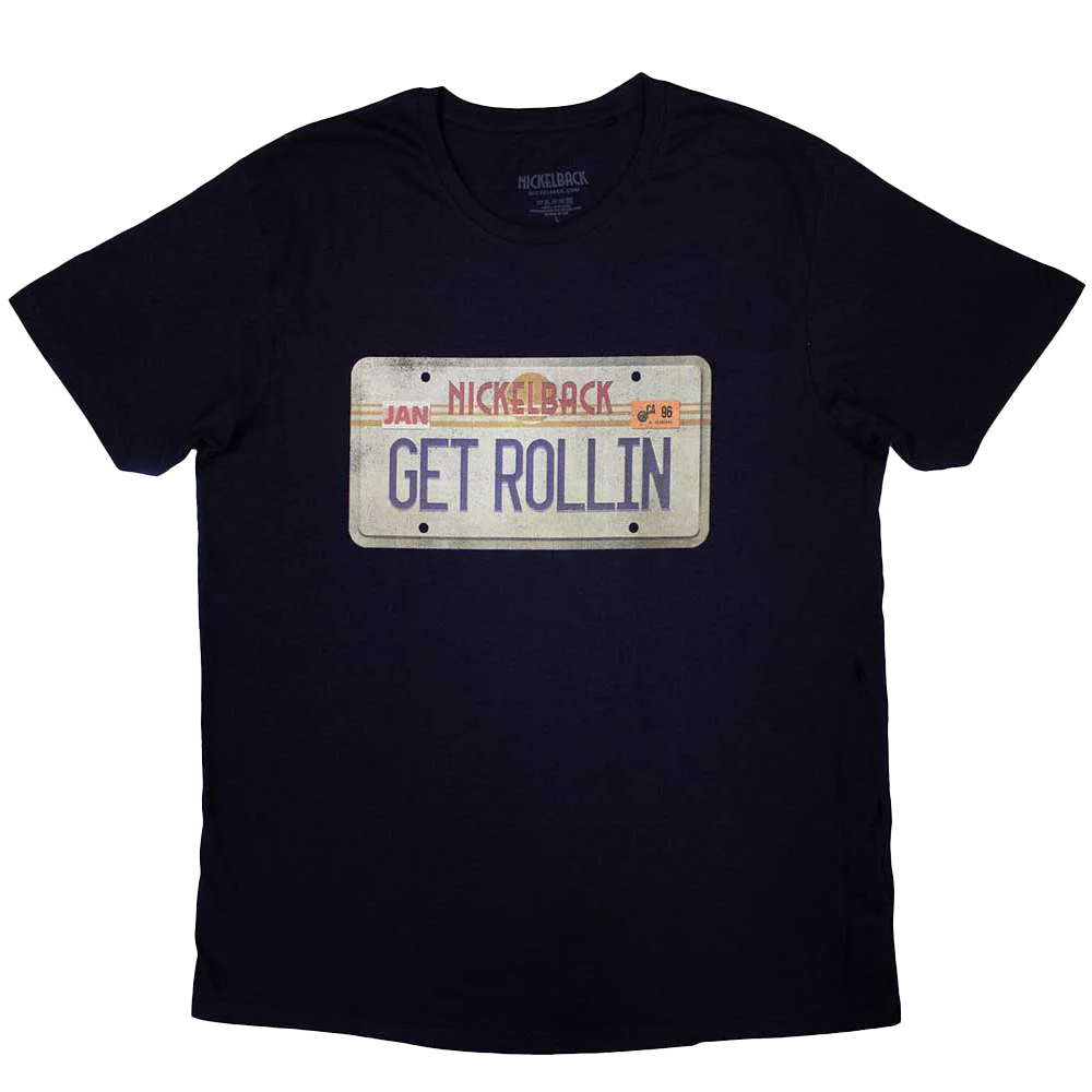 Nickelback Get Rollin Tour T-shirt Unisex Rockinstone Size:xxxl