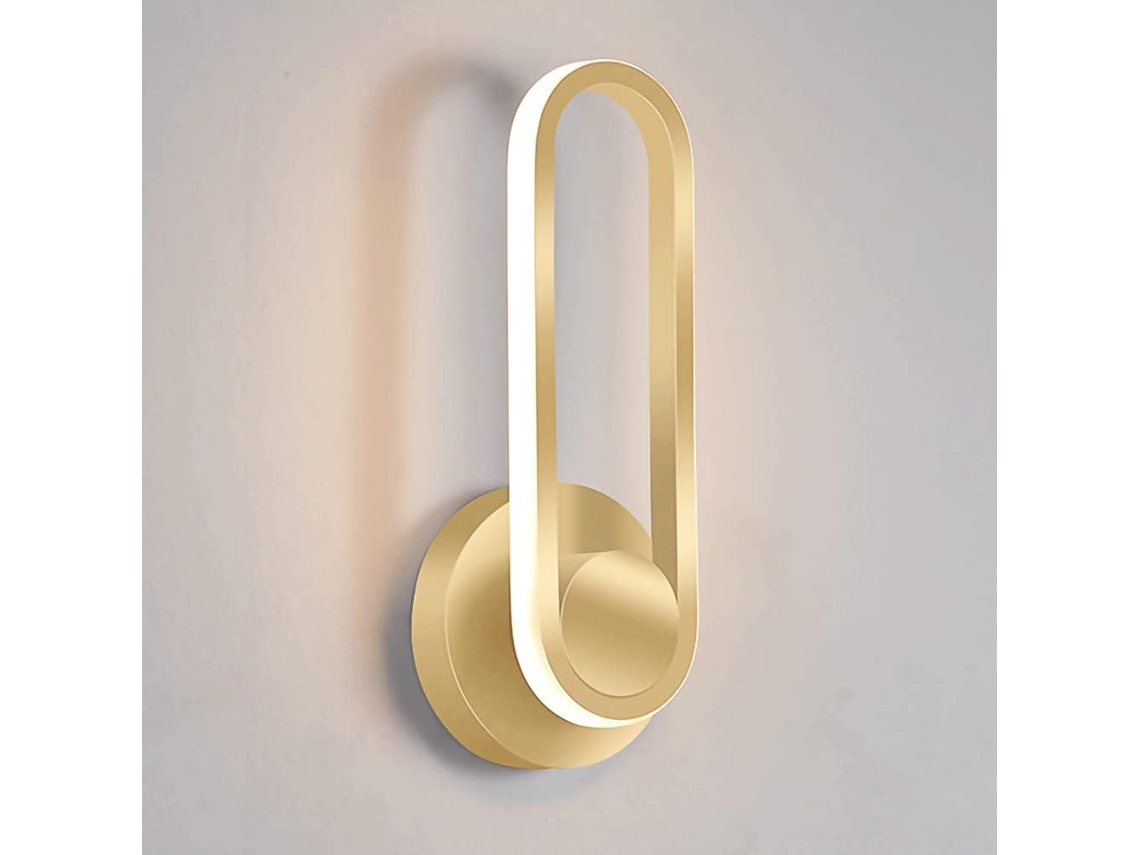 Aplique Mural De Metal Led 12 W Interior