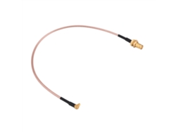 Cable Coaxial Rf Rg316 Con Conector Sma Hembra A Mmcx Macho En Ángulo Recto, 25 Cm.